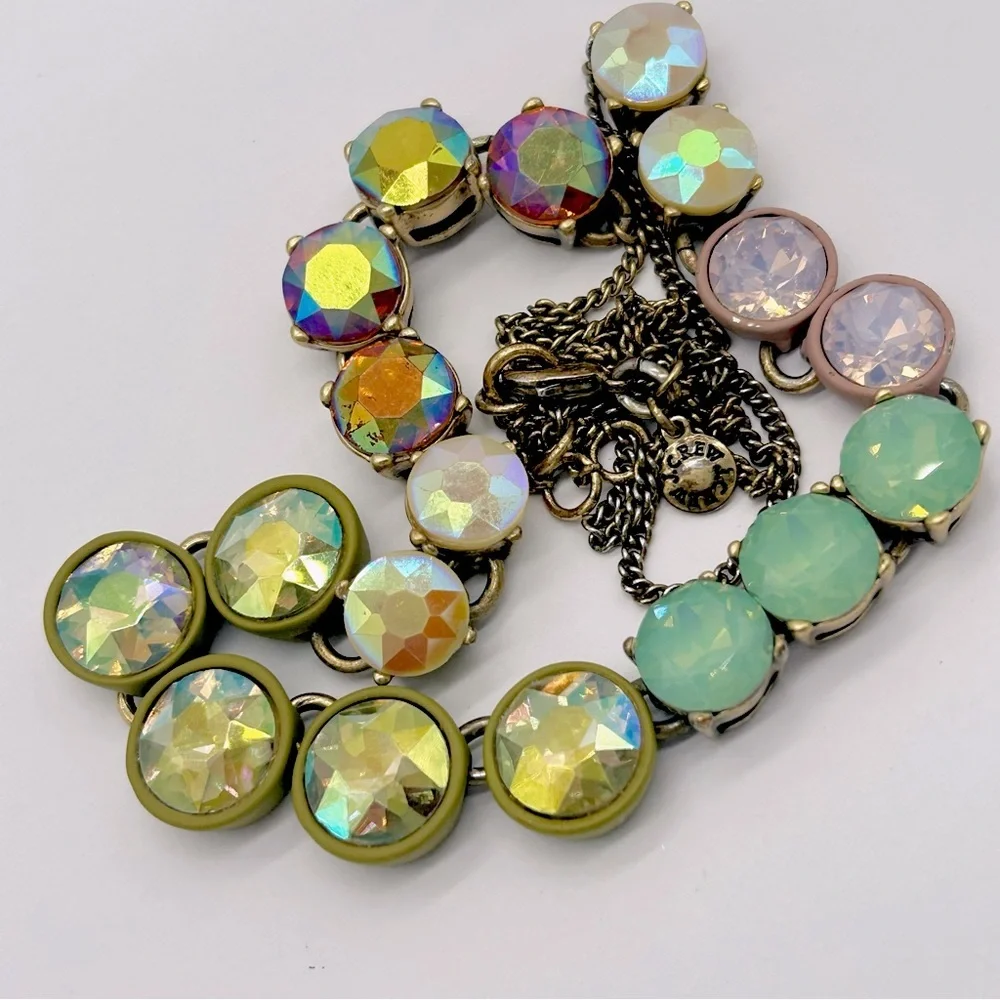 J. Crew Rainbow Brulee Crystal AB Necklace - Picture 7 of 7